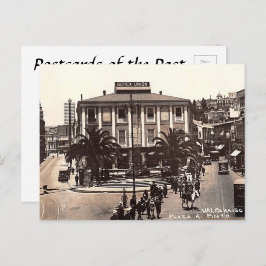 Ancienne carte postale - Valparaiso, Chili (Devant / Derrière)