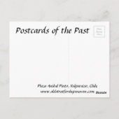 Ancienne carte postale - Valparaiso, Chili (Dos)