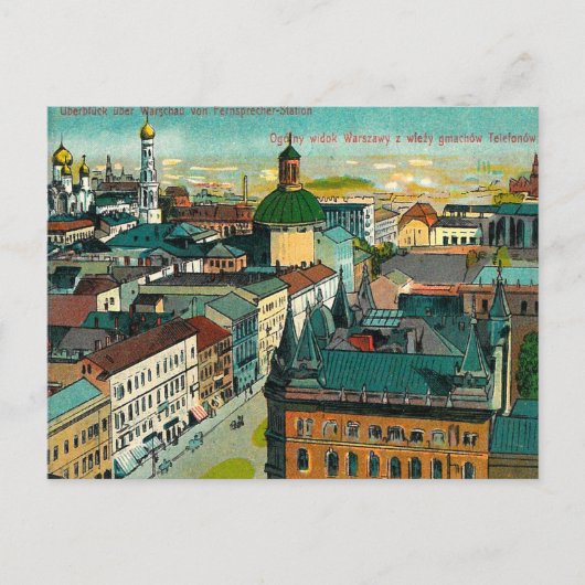 Ancienne carte postale - Varsovie, Pologne (Devant)