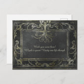 Ancienne carte postale victorienne Eldritch (Devant / Derrière)