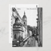 Ancienne carte postale - Vilnius, Lituanie (Devant / Derrière)