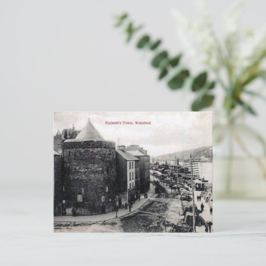 Ancienne carte postale - Waterford, Irlande (Debout devant)