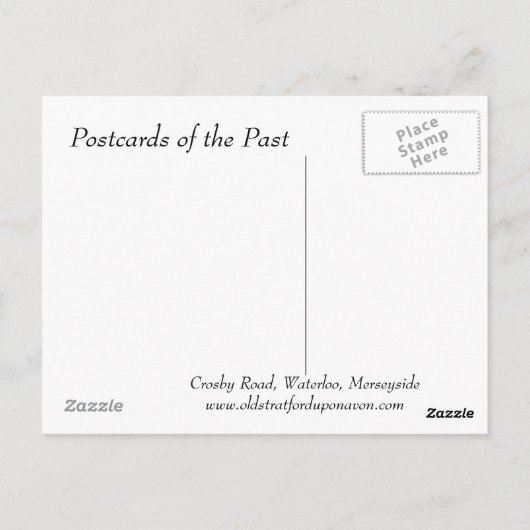 Ancienne carte postale - Waterloo, Merseyside (Dos)