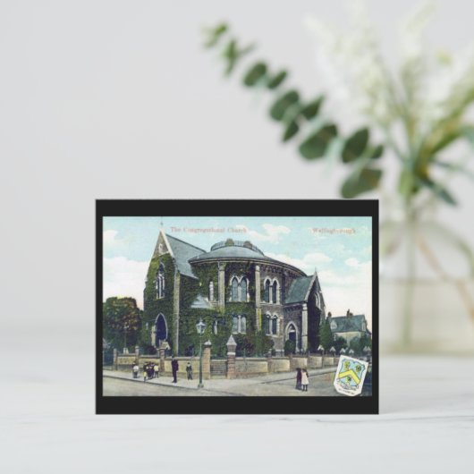 Ancienne carte postale - Wellingborough, Northants (Debout devant)