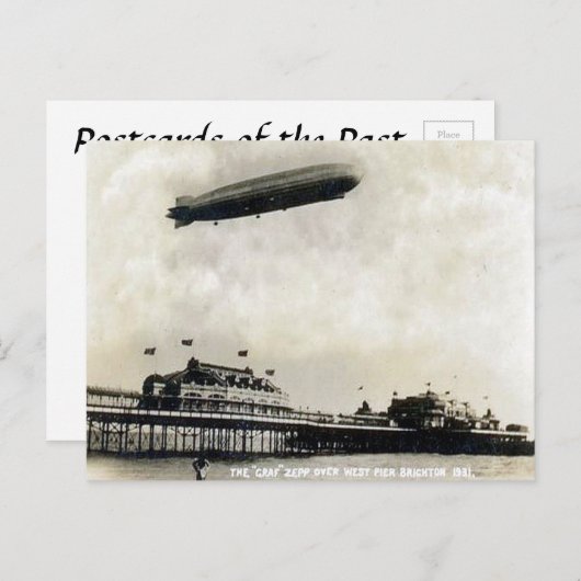 Ancienne carte postale - West Pier, Brighton (Devant / Derrière)