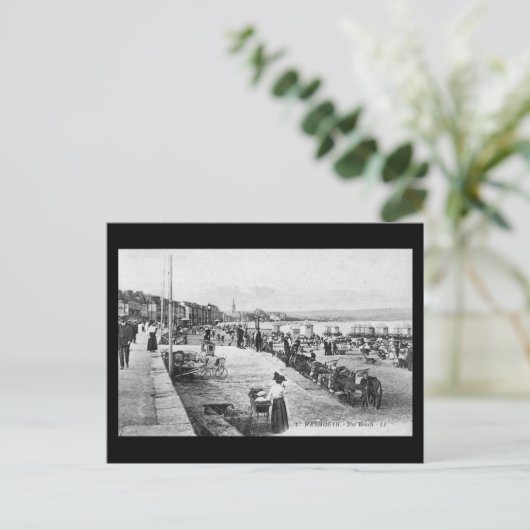 Ancienne carte postale - Weymouth, Dorset (Debout devant)