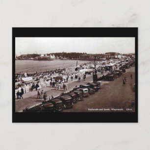 Ancienne carte postale, Weymouth, Dorset