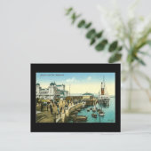 Ancienne carte postale, Weymouth, Dorset, en 1908 (Debout devant)