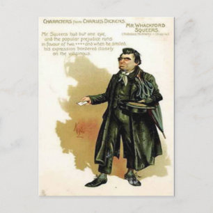 Ancienne carte postale - Whackford Squeers