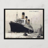 Ancienne carte postale - White Star Line "Majestic (Devant)