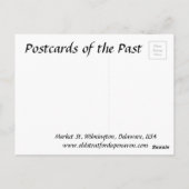 Ancienne carte postale - Wilmington, Delaware (Dos)