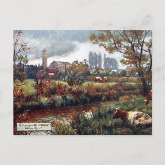 Ancienne carte postale - Wilton, Wiltshire (Devant)