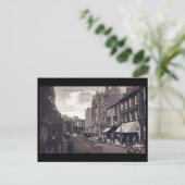 Ancienne carte postale - Wind Street, Swansea (Debout devant)