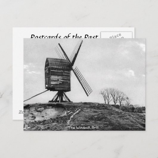 Ancienne carte postale - Windmill, Brill, Bucks (Devant / Derrière)
