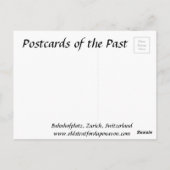 Ancienne carte postale - Zurich, Suisse (Dos)