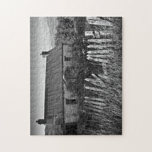 Ancienne cottage en ruine Puzzle (Vertical)