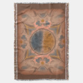 Ancienne couverture de jet de tapis (devant Vertical)