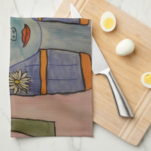 Ancienne déesse égyptienne Serviette de thé (Quart Plié)