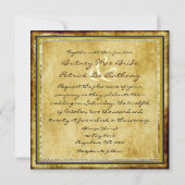 Ancienne église de campagne - Invitations au maria (Dos)