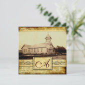 Ancienne église de campagne - Invitations au maria (Debout devant)