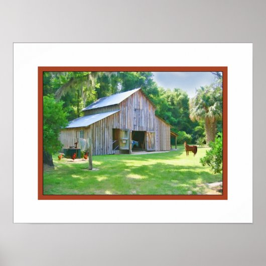 Ancienne ferme Imprimer ou poster (Devant)