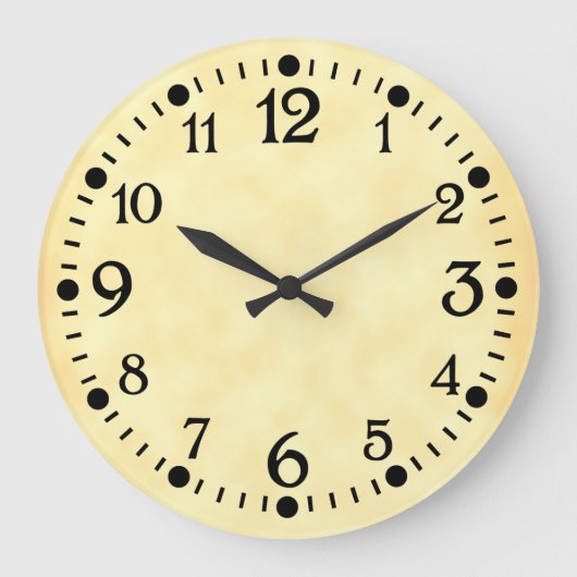 Ancienne horloge murale rétro (Recto)