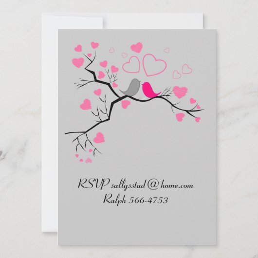 Ancienne invitation à l'anniversaire des records. (Dos)