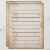 Ancienne lettre papier (Devant / Derrière)