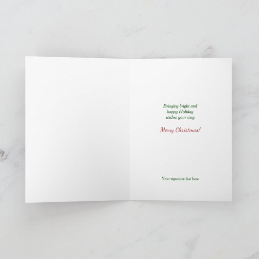 Ancienne mode Sleigh de Noël avec carte pour enfan (Intérieur)