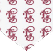 Ancienne nappe de vélo rouge (Angle)