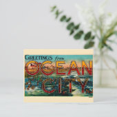 Ancienne Ocean City NJ Carte postale (Debout devant)