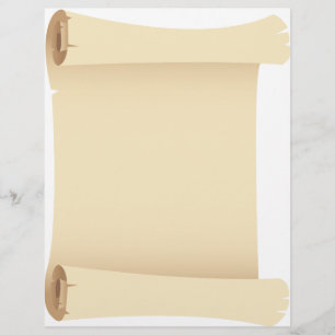 Ancienne papeterie Vintage Scroll