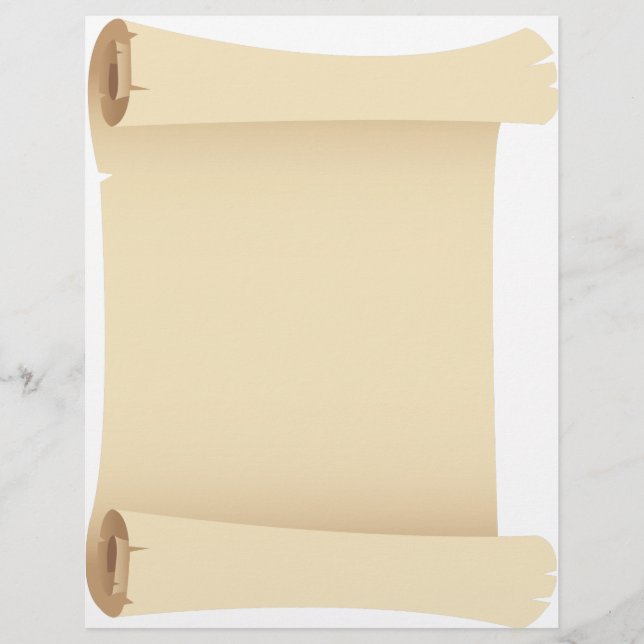 Ancienne papeterie Vintage Scroll (Devant)