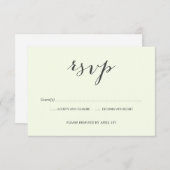 Ancienne photo Mariage carte RSVP (Devant / Derrière)