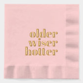 Ancienne serviette rose plus sage (Recto)