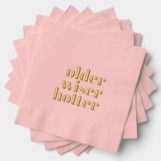 Ancienne serviette rose plus sage