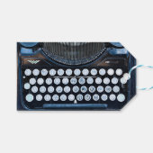 Ancienne touche de machine à écrire Étiquettes de (Devant (Horizontal))