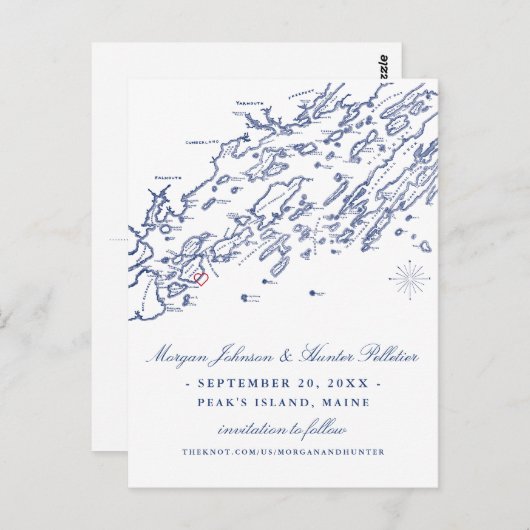 ANCIENNE VERSION Enregistrer la date Carte postale (Devant / Derrière)