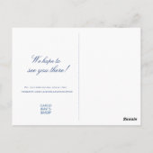 ANCIENNE VERSION Enregistrer la date Carte postale (Dos)