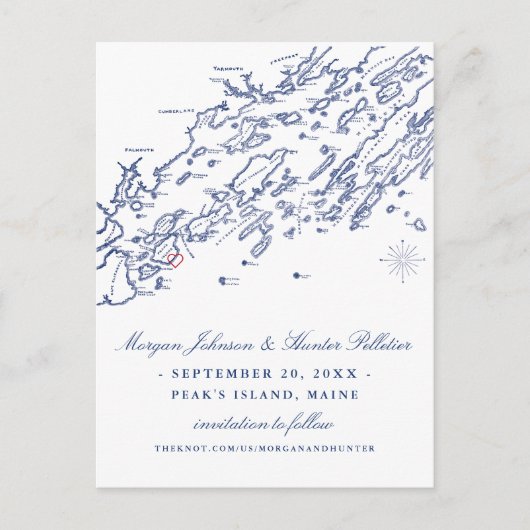 ANCIENNE VERSION Enregistrer la date Carte postale (Devant)