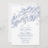 ANCIENNE VERSION Falmouth Maine Faire-part de mari (Devant)