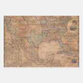 Anciennes cartes papier à envelopper à papier à pa (Devant)