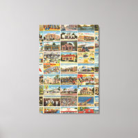 Anciennes Cartes postales texanes Impression en to