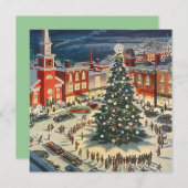 ANCIENNES INVITATIONS DE VACANCES D'ÉCLAIRAGE D'AR (Devant / Derrière)