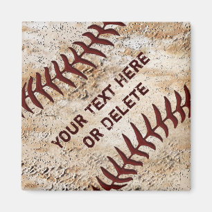 Anciens aimants de baseball, Couture de baseball d