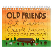 Anciens amis à Cabine Creek 2022 Calendrier (Protection)