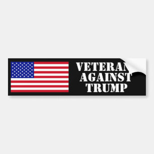 Anciens Combattants Contre Trump Bumper Sticker v.