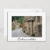 Anciens gîtes dans Castle Combe carte postale en t (Devant / Derrière)