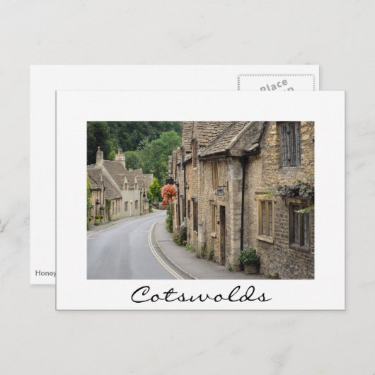 Anciens gîtes dans Castle Combe carte postale en t (Devant / Derrière)