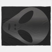 Ancient Alien - De Grijzen Fleece Deken (Voorkant (Horizontaal))